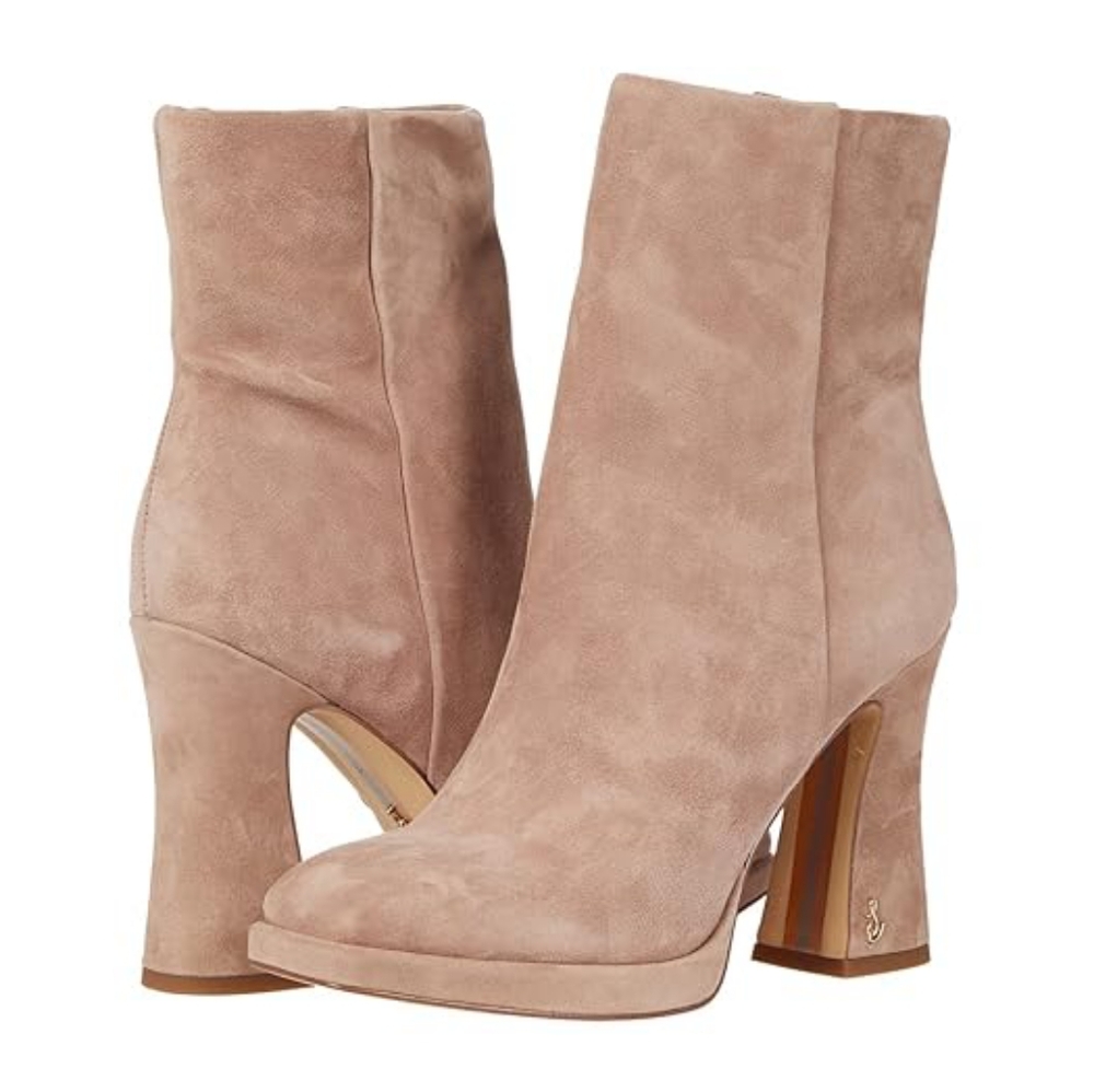 Sam Edelman JAYE cashmere suede ankle booties size 9